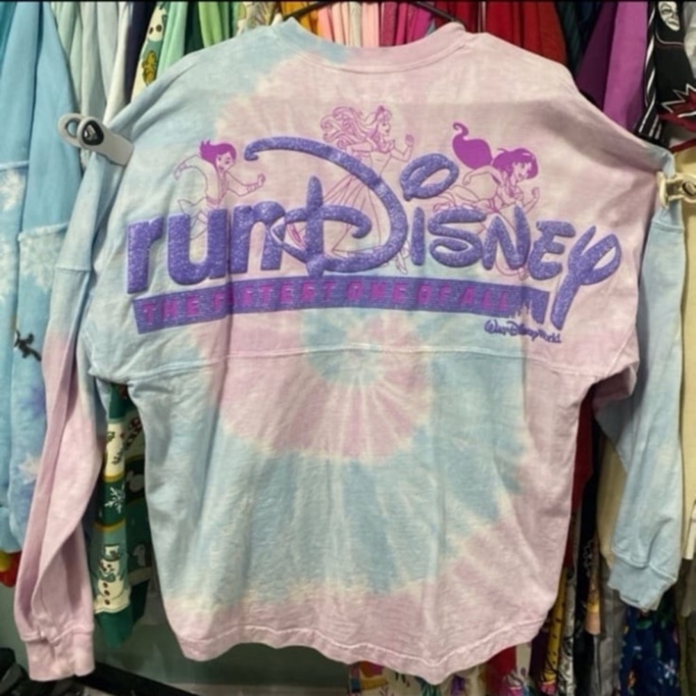 Disney parks RunDisney Princess run tie dye spirit jersey S